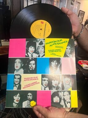 PARDON OUR APPEARANCE Color Block Vinyl Album with Photo Cover